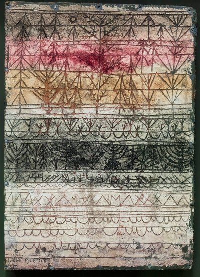 Jungwaldtafel von Paul Klee