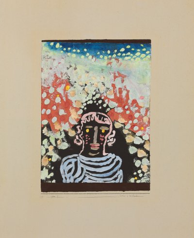 Bildnis in der Laube von Paul Klee