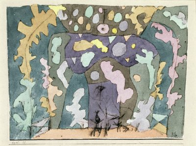Kleine Bühnenkulisse von Paul Klee