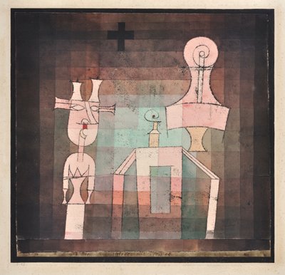 Stillleben mit Plastiken, 1923 von Paul Klee