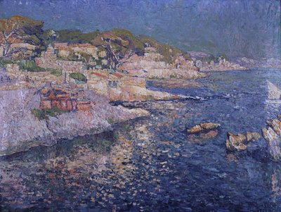 Die Klippen an der Küste von Marseille von Paul Leduc