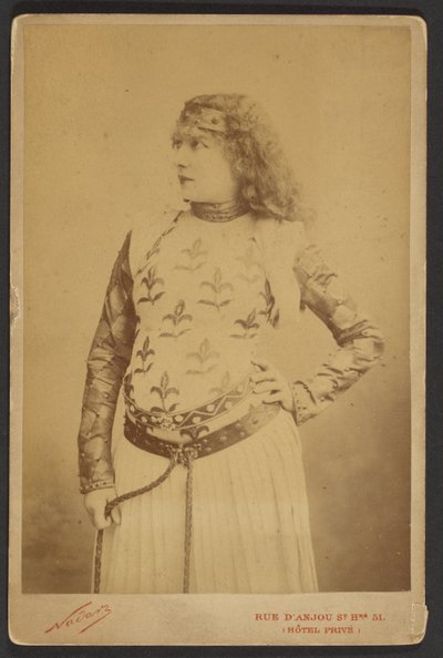 Sarah Bernhardt als Lady Macbeth von Paul Nadar