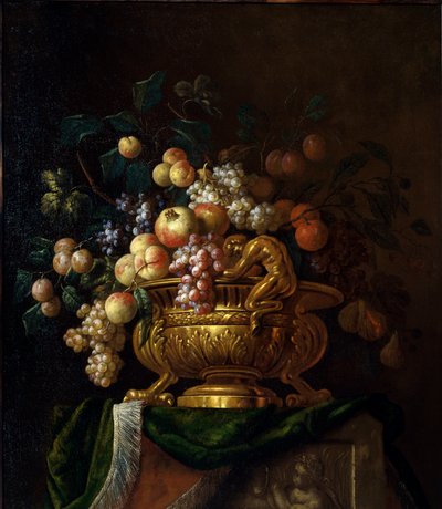 Stillleben mit Vase und Granatäpfeln von Paul Pillement