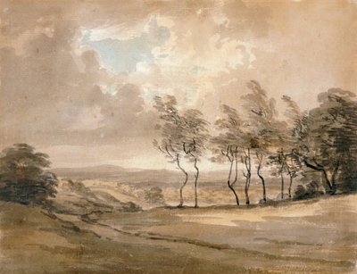 Ansicht von Hampstead Heath von Paul Sandby