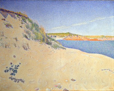 Der Strand von Saint-Briac. Op. 212 Sandiger Strand, 1890 von Paul Signac