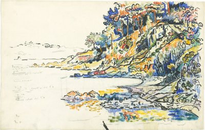 Die Calanque bei Saint Tropez von Paul Signac