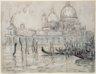 Venedig oder, Die Gondeln von Paul Signac