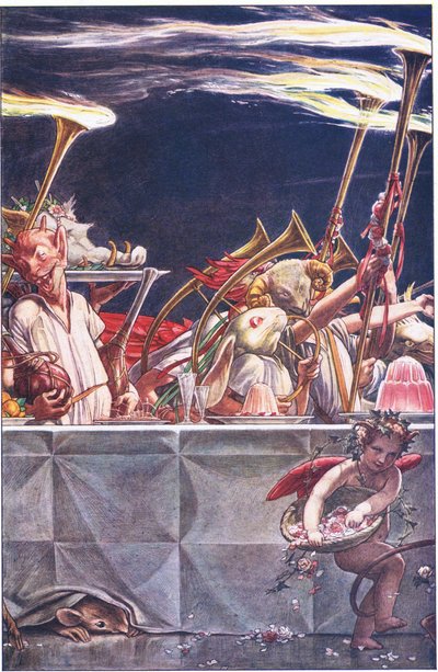 Gebt uns freundliche Hüter, Himmel! - Was waren das?, Illustration aus Der Sturm, 1908 von Paul Vincent Woodroffe