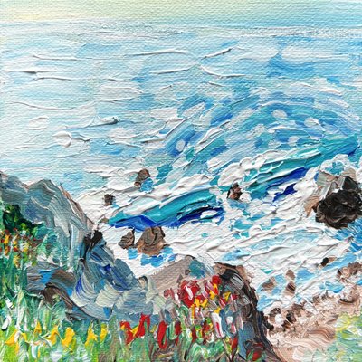 Lebendige Küstenwellen von Pauline Wegman | Key and Sea Creative