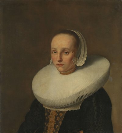 Porträt von Anna van der Does (1609-1650) von Paulus Hennekyn
