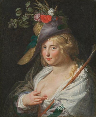 Die blonde Schäferin von Paulus Moreelse