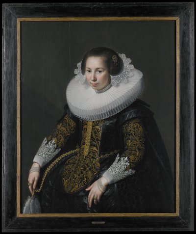 Porträt von Catharina van Voorst von Paulus Moreelse