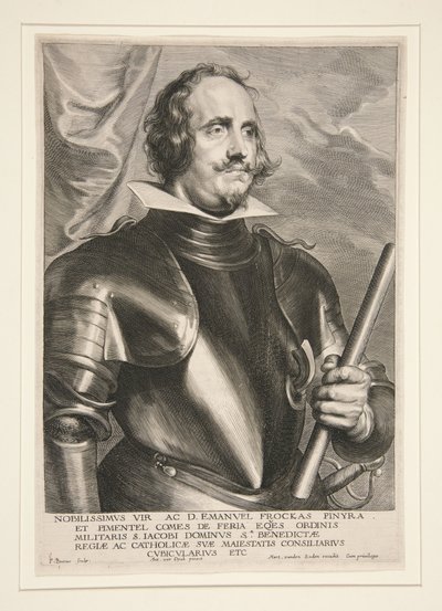 Manuel Frockas Perera y Pimentel, Graf von Feria (1576-1646) von Paulus Pontius