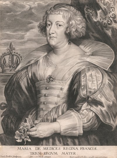 Maria de Medices, Königin von Frankreich, Mutter von drei Königen von Paulus Pontius