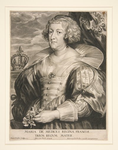 Marie de Medici von Paulus Pontius