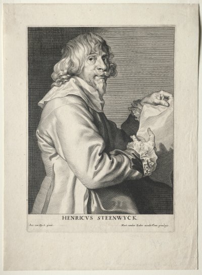 Porträt von Henri van Steenwyck von Paulus Pontius