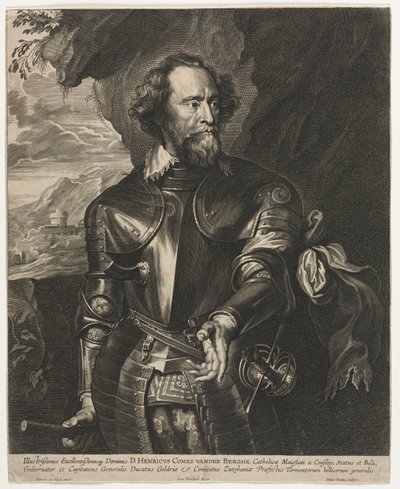 Porträt von Henry, Graf van den Berghe von Paulus Pontius