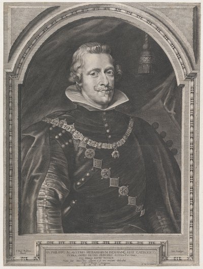 Porträt von Philipp IV., 1630 von Paulus Pontius