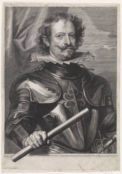 Porträt von Diego Felipez de Guzmán, Marquis von Leganés von Paulus Pontius