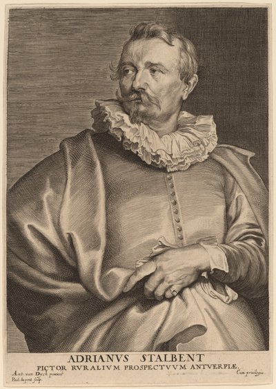 Adriaen van Stalbemt von Paulus Pontius after Sir Anthony van Dyck