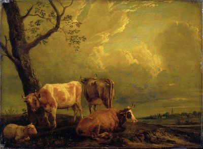 Rinder und Schafe von Paulus Potter
