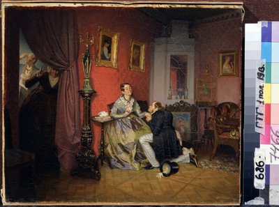 Die schwierige Braut von Pavel Andreevich Fedotov