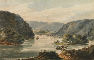 Ein Blick auf den Potomac bei Harpers Ferry, 1811-ca. 1813 von Pavel Petrovic Svin