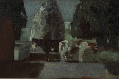 Garten unter dem Mond oder Ruhe in der Quinta von Pedro Figari Solari