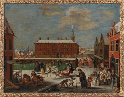 Winter in einer Stadt von Peeter Gysels