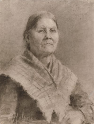 Alte Frau von Pekka Halonen