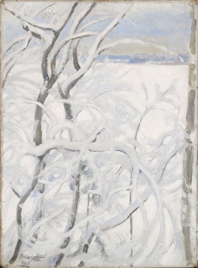 Baum im Winter von Pekka Halonen