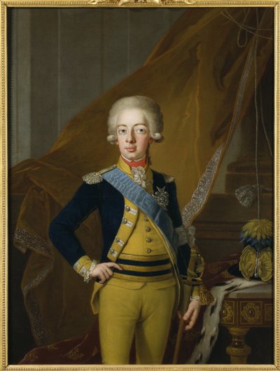 Porträt von Gustav IV. Adolf von Schweden von Per Krafft
