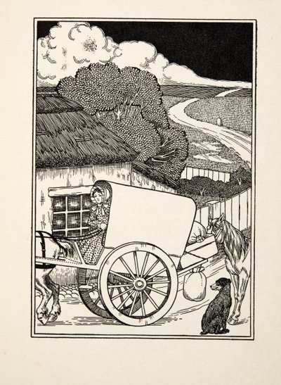 Ein Hund eines Trägers, aus Hundert Anekdoten über Tiere, veröffentlicht 1924 von Percy J. Billingshurst