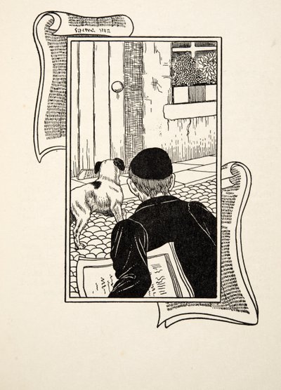 Ein außergewöhnlicher Zeitungsjunge, aus Hundert Anekdoten über Tiere, veröffentlicht 1924 von Percy J. Billingshurst
