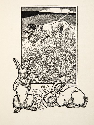 Ein schlaues Paar, aus Hundert Anekdoten über Tiere, veröffentlicht 1924 von Percy J. Billingshurst