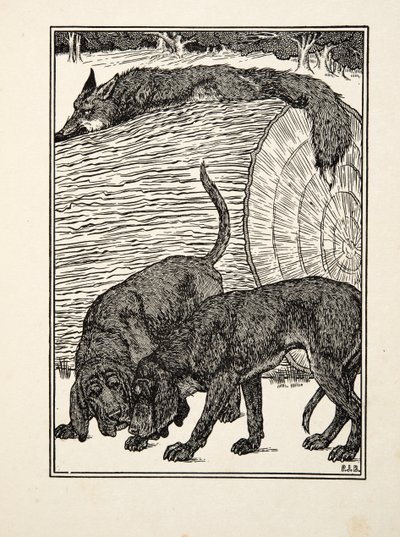 Schlau wie ein Fuchs, aus Hundert Anekdoten über Tiere, veröffentlicht 1924 von Percy J. Billingshurst
