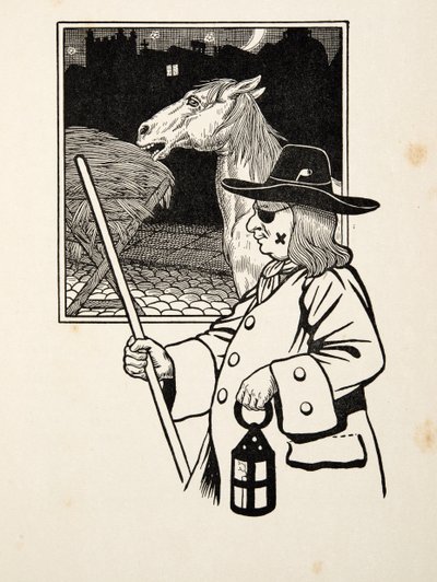 Futtersuche, aus Hundert Anekdoten über Tiere, veröffentlicht 1924 von Percy J. Billingshurst