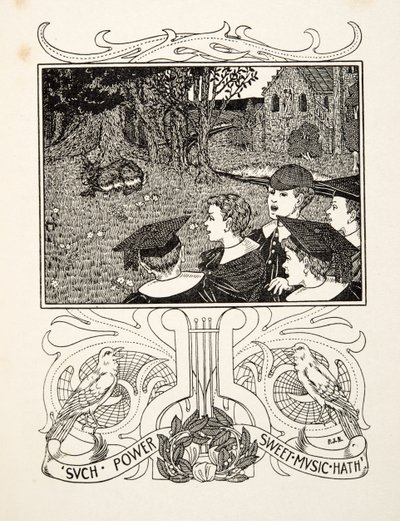 Die Macht der Musik, aus Hundert Anekdoten von Tieren, veröffentlicht 1924 von Percy J. Billingshurst