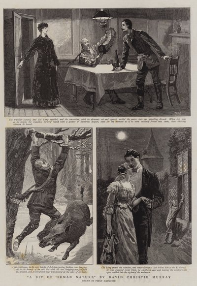 Ein Stück menschliche Natur, von David Christie Murray von Percy Macquoid