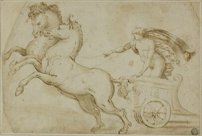Apollo fährt den Sonnenwagen von Perino del Vaga