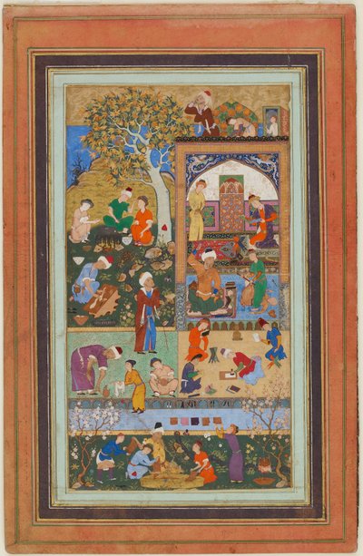 Eine Schulszene von Persian School