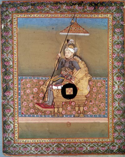 Porträt des mongolischen Häuptlings Tamerlan (oder Timur Lang) von Persian School