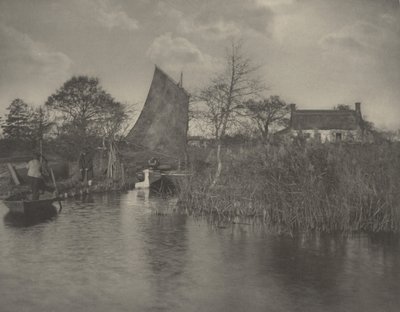 Ein Häuschen eines Breitenmanns, 1886. Schöpfer: Dr. Peter Henry Emerson, Thomas Frederick Goodall von Peter Henry Emerson, Thomas Frederick Goodall