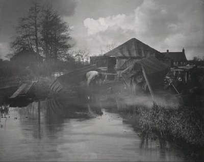 Eine Bootswerft in Norfolk von Peter Henry Emerson