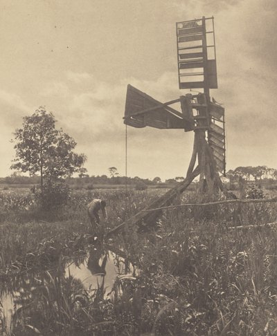 Eine zerstörte Wassermühle von Peter Henry Emerson
