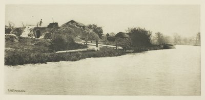 Ziegelwerk am Fluss Bure (Norfolk) von Peter Henry Emerson