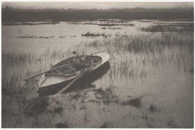 Schütze arbeitet sich zum Wild hoch von Peter Henry Emerson