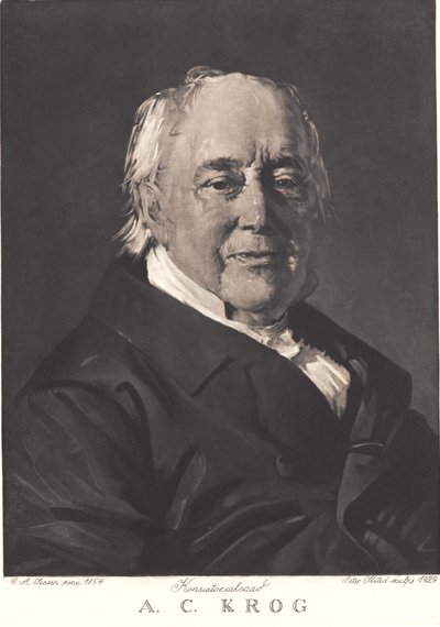 A. C. Krog von Peter Vilhelm Ilsted