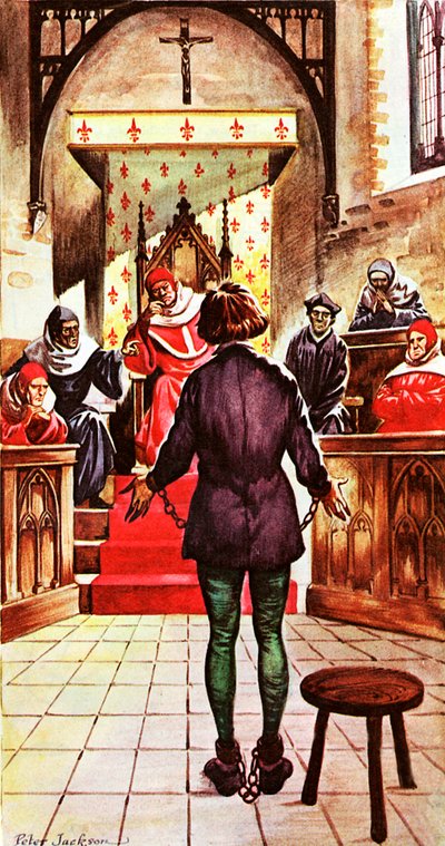 Joan of Arc vor einem Kirchengericht von Peter Jackson