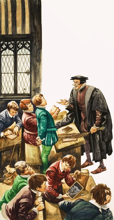 Die wunderbare Geschichte Großbritanniens: In der Schule in Tudor-Zeiten von Peter Jackson